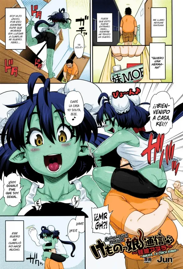 Kemonokko Tsuushin ~Kaeruko Anura~ | Animal Girl Hotline ~Anura la Chica Rana~ (decensored) FULL COLOR